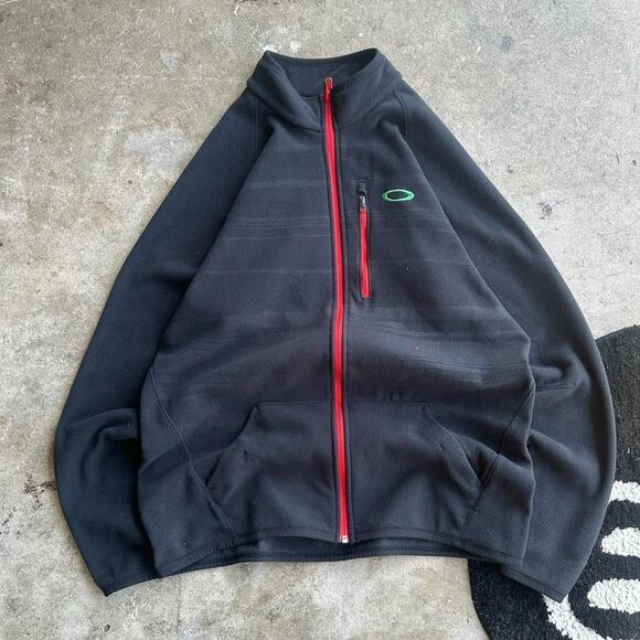 Y2K Vintage Oakley Fleece Jacket - Picture 1 of 6